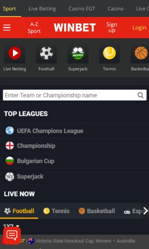 Winbet mobile site version and APP for Android and iOS (2024) .